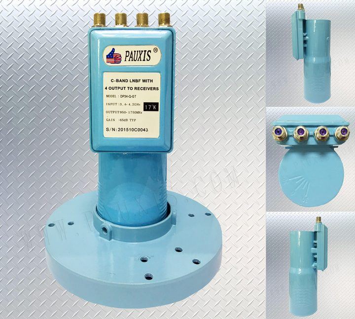 PAUXIS C-Band LNBF DP34-Q